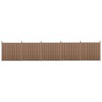 WPC Gartenzaun Langero 185x932 cm Braun neu.holz