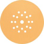 Set 25 foi abrazive Bosch C470, 225 mm, G40, 19 găuri pentru șlefuitor