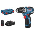 Masina de gaurit si insurubat Bosch GSR 12V-35 FC, 35 Nm, 2x 3Ah, L-BOXX