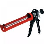 Pistol pentru silicon Dedra tip schelet, tub rotativ, 330 ml