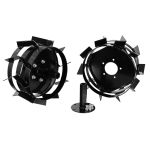 Set 2 roți metalice ProGarden 350x6 cu manicot 23 mm pentru motocultor