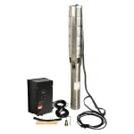 Pompa submersibila solara ProGarden Aqua Solar 4053, 3", 3000W, MPPT, 45 m