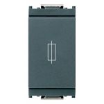 Port fuzibil modular VIMAR gri, 16A, 1P, 250V, gama Plana
