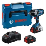 Masina de insurubat cu percutie Bosch GDS 18V-1600 HC, 2x8Ah