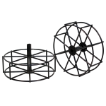 ProGARDEN Set roti metalice 500x170, manicot cu flanse, hex 32mm pentru motocultor Campo