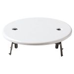 Capac rotund pentru doza electrica Vimar, 76 mm, alb, prindere cu suruburi