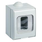 Doză etanșă PT Vimar, 1 modul, IP55, alb, 65x68x83 mm