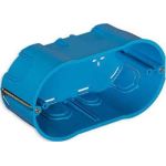 Doză încastrată Vimar pentru 4 module, 50x70x140 mm, albastră