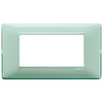 Rama întrerupător Vimar 4 module, 140x81 mm, verde menta