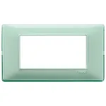 Rama întrerupător Vimar 4 module, 140x81 mm, verde menta