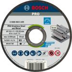 Disc de tăiere Bosch Pro pentru inox și metal, 115 x 1 mm
