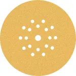 Set 25 foi abrazive Bosch C470, 225 mm, P80, 19 gauri pentru slefuire