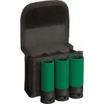 Set 3 tubulare impact Bosch 1/2 inch, 17/19/21 mm, protecție jante