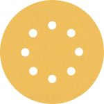 Set 5 foi abrazive Bosch C470, 125 mm, granulatie 120, 8 orificii