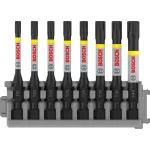 Set 8 biti Torx Bosch 55 mm 1/4 pentru insurubare grea