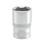 Cheie tubulară hexagonală 1/4, 12 mm, din crom-vanadiu