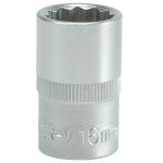 Cheie tubulara hexagonala 3/8, 16 mm, din crom-vanadiu