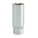 Cheie tubulara lunga 3/8, 22 mm, hexagonala, din crom-vanadiu