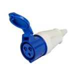 Cupla industriala 16A 3P 230V IP44 cu carcasa ABS ignifuga