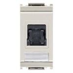 Priză RJ45 Vimar Idea 3 module, 48V, alb, pentru rețele și telecom