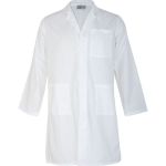 Halat de protecție din tercot alb, 150 gr/mp, mărimea M