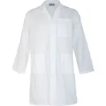 Halat de protecție din tercot alb, 150 gr/mp, mărimea M