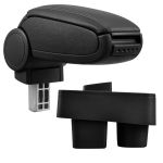 Cotieră auto Skoda Fabia II și Roomster cu compartiment, neagră