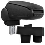 Cotieră auto Skoda Fabia II și Roomster cu spațiu depozitare, negru