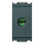 Priza TV modulara Vimar 17050, 1 modul, gri antracit, 75 Ohmi