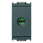 Priza TV modulara Vimar 17050, 1 modul, gri antracit, 75 Ohmi