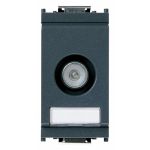 Priză TV modulară Vimar 5-2400 MHz, 20 dB, negru, încastrată