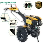 Motocultor ProGARDEN Campo 1273 Alpine V2 12CP diesel cu pluguri si 4L ulei