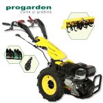 Pachet motocultor ProGarden Campo U16E 14CP cu freza FT90, roata si 4L ulei