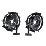 Set 2 roți metalice ProGarden 400x8 cu manicot 23 mm pentru motocultor