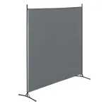 Paravan despărțitor Tarazona 176x175 cm, gri închis, en.casa