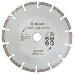 Disc diamantat Bosch universal pentru materiale de construcții 180x22,23x2 mm