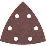 Set 5 foi de slefuire Bosch F460, 93x93 mm, granulatie G80, 6 gauri