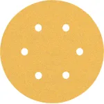 Set 5 foi abrazive Bosch C470, 150 mm, granulație G120, 6 orificii