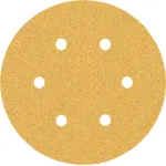 Set 5 foi abrazive Bosch C470, 150 mm, granulatie G60, 6 orificii