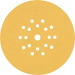 Set 5 foi abrazive Bosch C470, 225 mm, granulație 120, 19 orificii