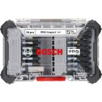 Bosch Set mixt 36piese, 16xBiti 25mm + 7xBiti 55mm + 9xBiti 65mm + 3xchei tubulare + suport pt capete 1/4"