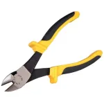 Cleste cu taietura diagonala Stanley 200 mm, manere bimaterial