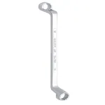 Cheie inelară dublă cotită Unior 14x15 mm, crom vanadiu, 235 mm