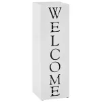 Suport pentru umbrelă Welcome, oțel, alb  GartenMobel Dekor