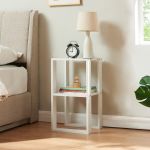 Beistelltisch Thyholm 55x30x30 cm Weiß [en.casa]