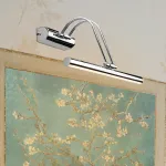 Aplică LED Hartlepool pentru oglindă sau tablou, crom, 32 LED