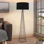 Lampadar modern Neath, negru si antracit, 155 cm, [lux.pro]