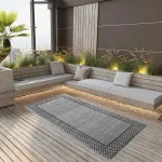 Covor de exterior, ARAKIL gri, 120x180 cm, PP GartenMobel Dekor