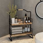 Tischregal Sallingsund mit 2 Ablageflächen [en.casa]