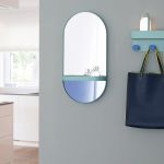 Oglindă de perete Mint cu poliță integrată 30,3x10,5x60 cm REMEMBER